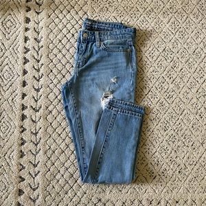Gap boyfriend ripped jeans